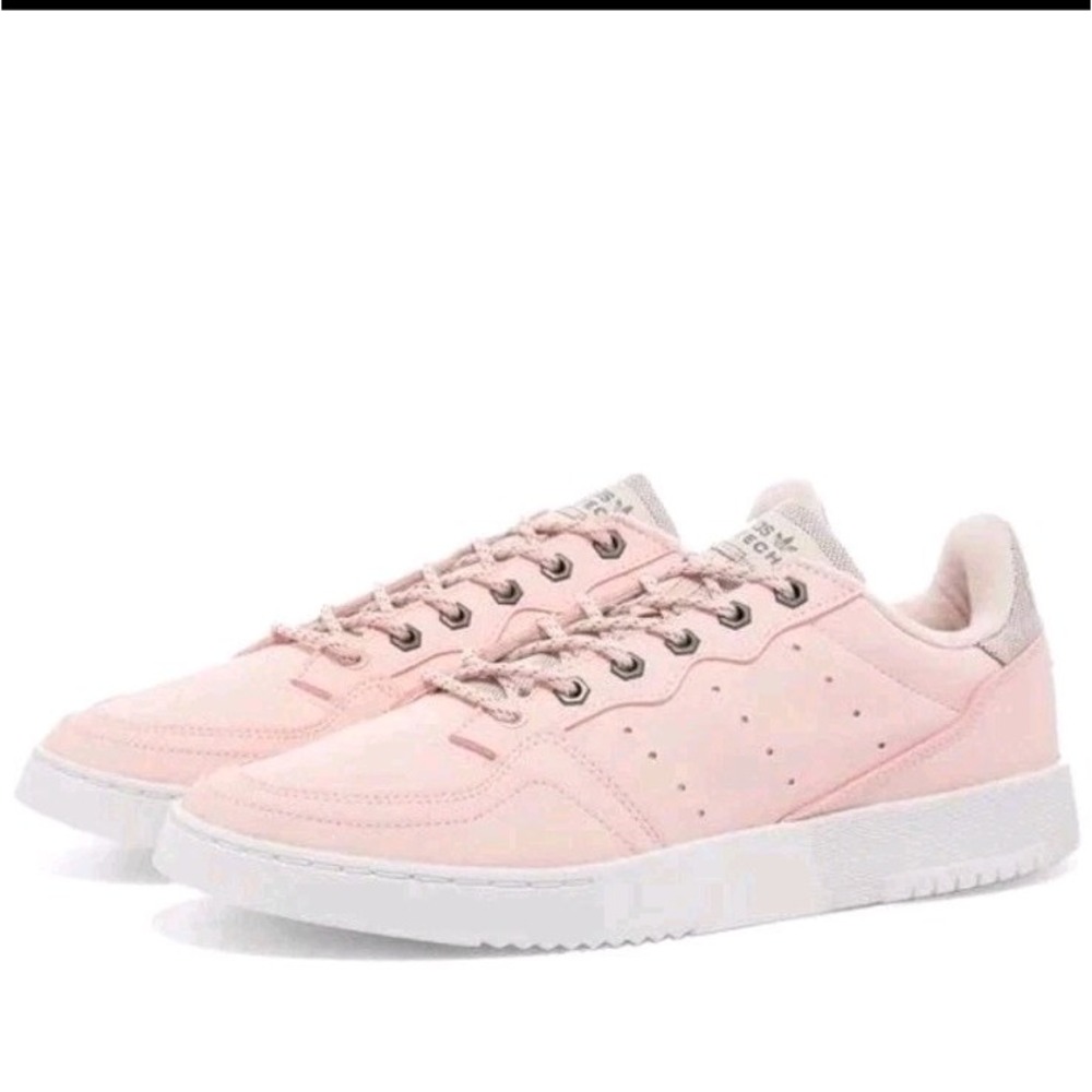 Adidas Women's ADITECH Supercourt Halo Leather Pink Size 9